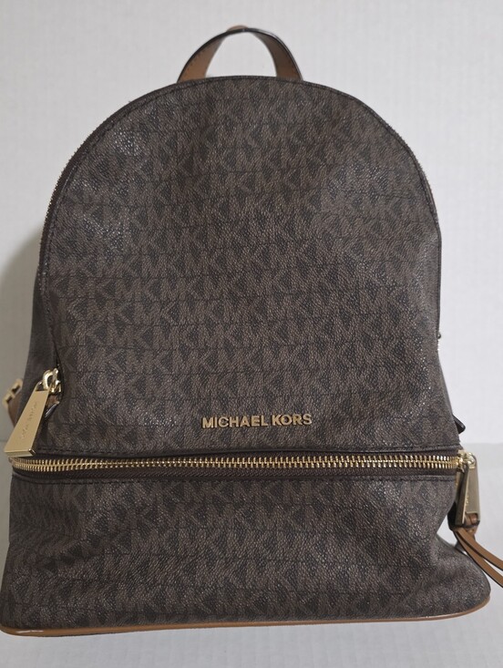 Michael Kors Handbags - Michael Kors Women Brown Backpack